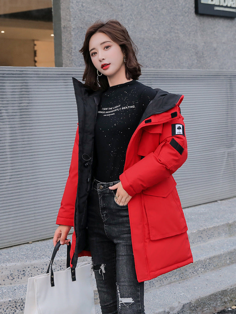 Girls' Korean-style Loose Down Cotton-padded Jacket