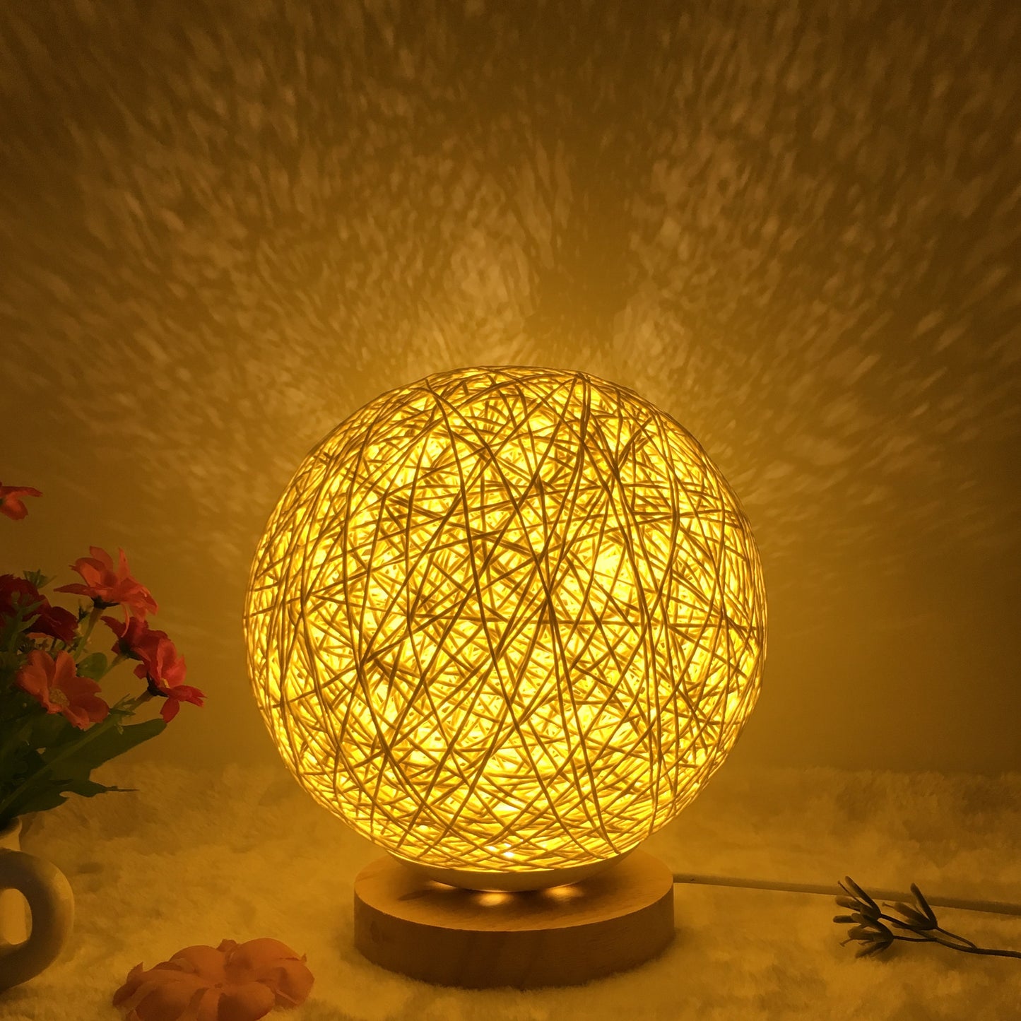 Amazon Hot Selling Creative Linen Table Lamp