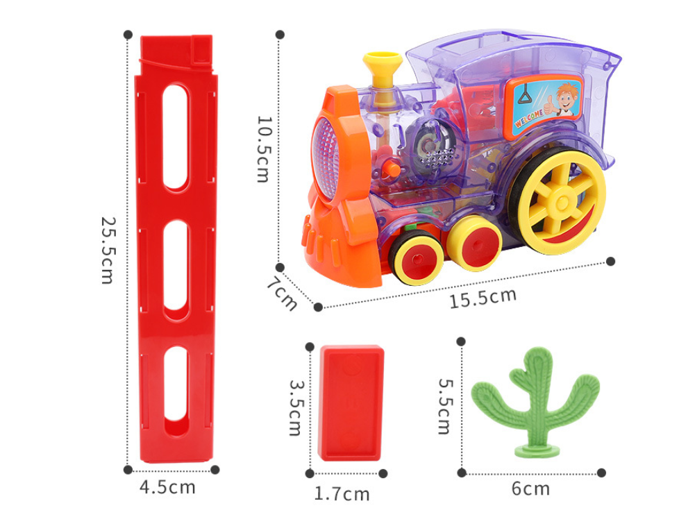 Domino Train Toys Baby Toys Car Puzzle Automatic