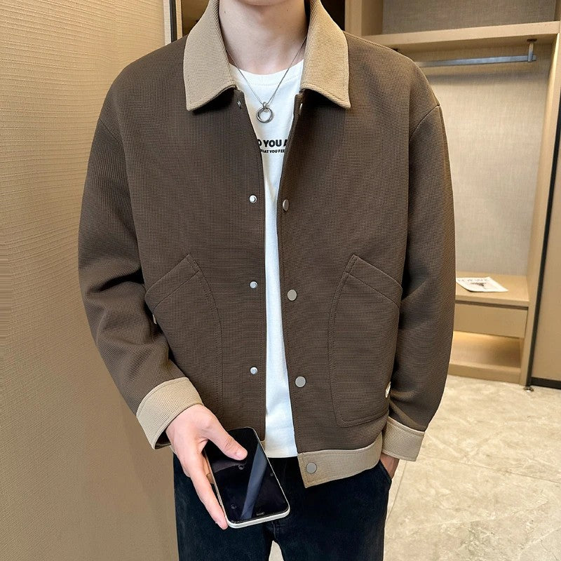 Design Simple Casual Jacket Loose All-matching Men