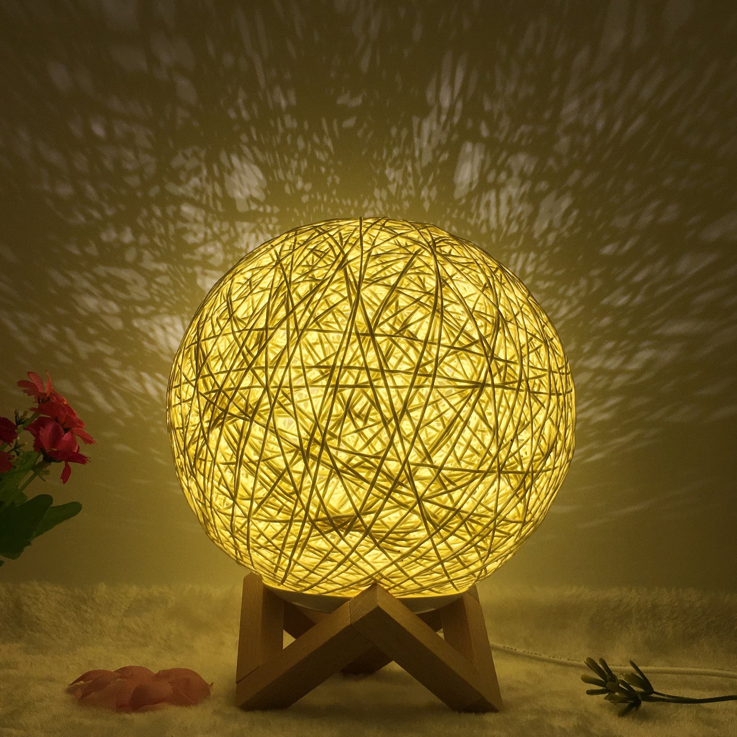 Amazon Hot Selling Creative Linen Table Lamp