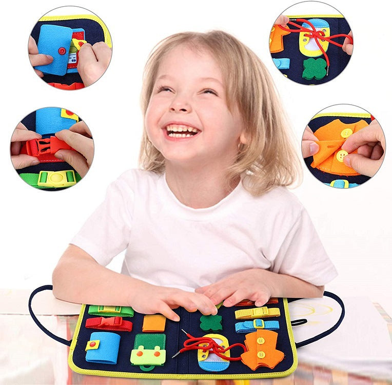 Busy Board Dressing And Buttoning Learning Toy
